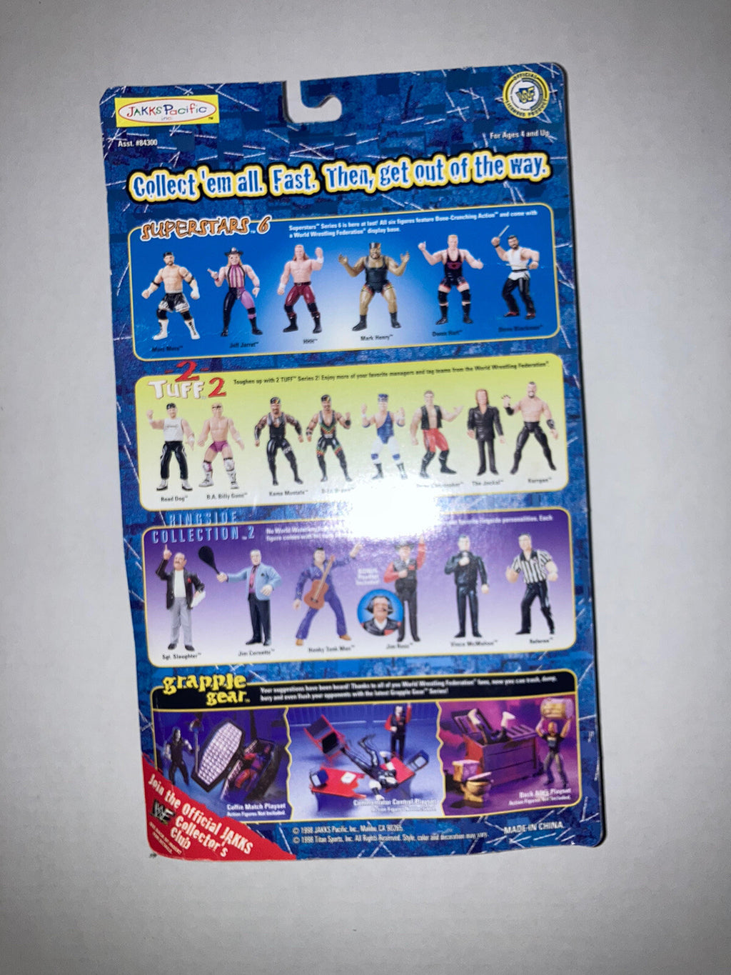 WWF Superstars Series 6 Owen Hart Action Figure WWE Black Hart