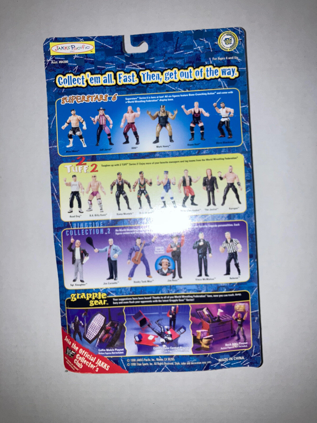 WWF Superstars Series 6 Owen Hart Action Figure WWE Black Hart